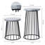 2 Piece Marble Decorative Objects Home Decor Set