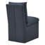 Chaise d'appoint rembourrée avec rangement caché et roulettes Helmetta-125124710