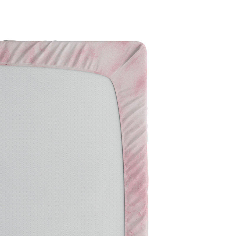 Microfiber Abstract Fitted Sheet, Queen Fitted Sheet