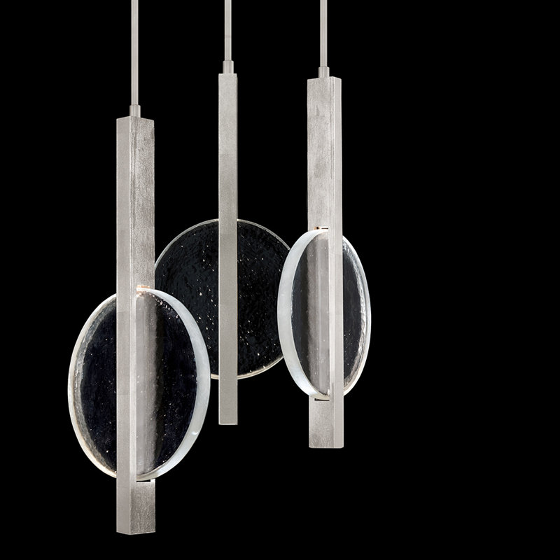 Luminaire suspendu 16 po Selene, Argent