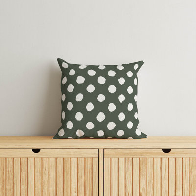 Large Dot Throw Pillow