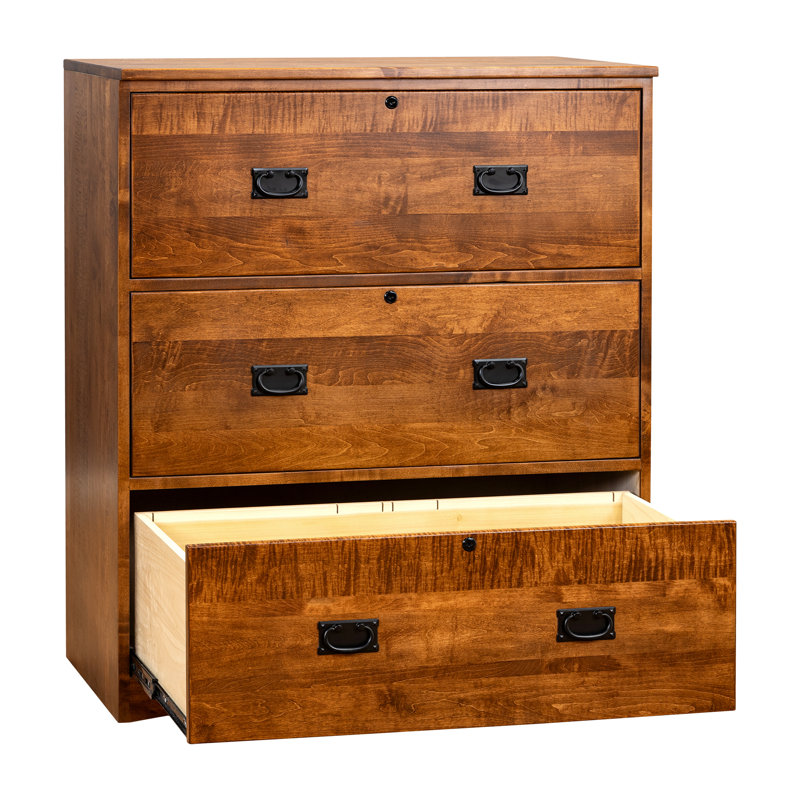 3 - Drawer Lateral Filing Cabinet, Cherry