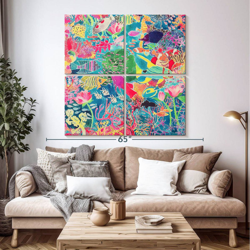 Brampt Underwater Rainbow, 50" H x 50" W