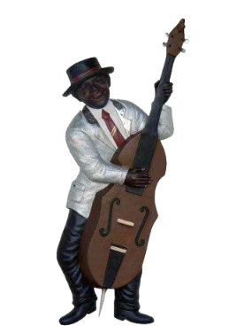 Bradynn Guitar Player Statue