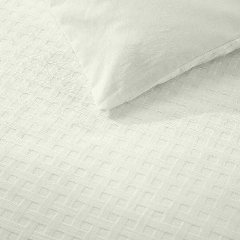 Comforter Set, Queen Comforter + 2 Standard Shams, White