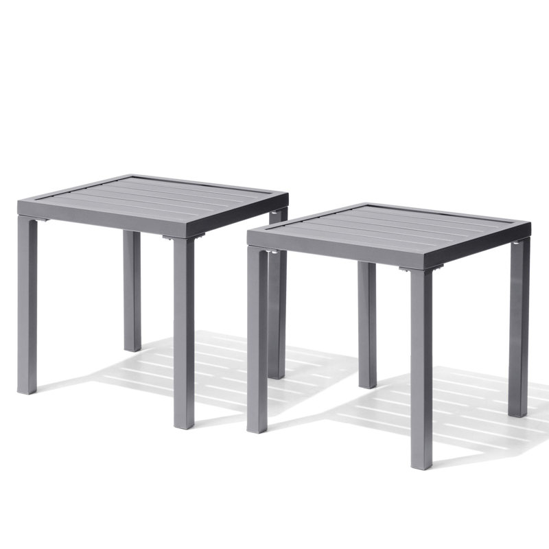 Square Side/End Table , Gray