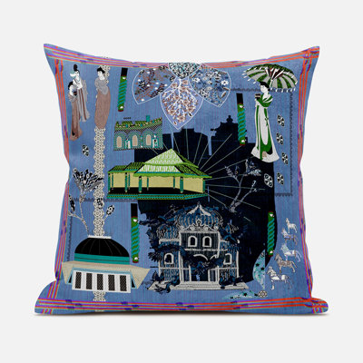 Housse et insert de coussin carré en polyester intérieur / extérieur