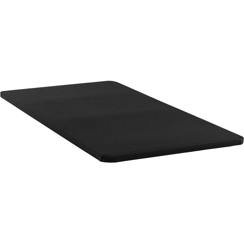 Grand sommier gris avec matelas léger avec fabrication légère pour faciliter les manœuvres sur différents cadres de lit, prévenir l'affaissement et maintenir la qualité de l'intégrité