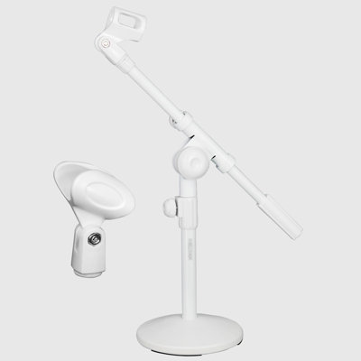 5 Core Desktop Mic Stand Round Base Universal Desk Microphone Holder Table Top Stands