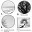 Vierge - arbre, impression d'art mural monochrome-108310877-108310878