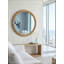 Miroir rond en rotin 31,9 po
