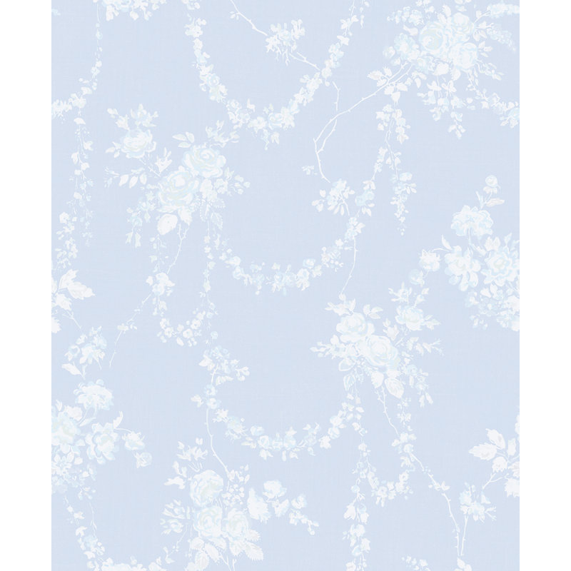 Rouleau de papier peint L 33 pi x l 20,5 po, Bleu
