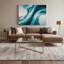 Gradient Abstract 45 Blue Canvas Wall Art-503578720