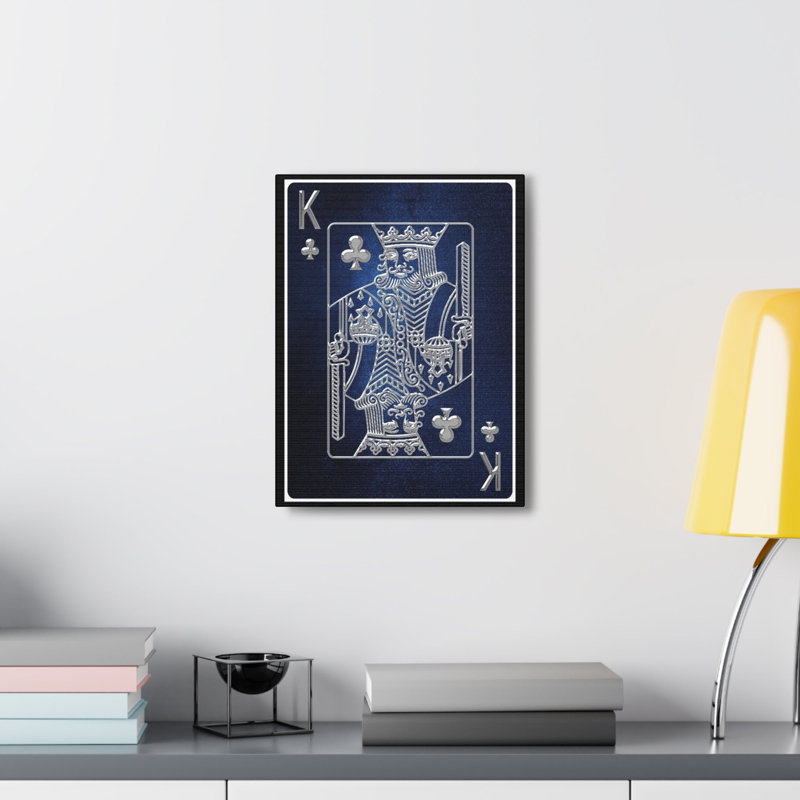 Art mural sur toile, "King of clubs Space"