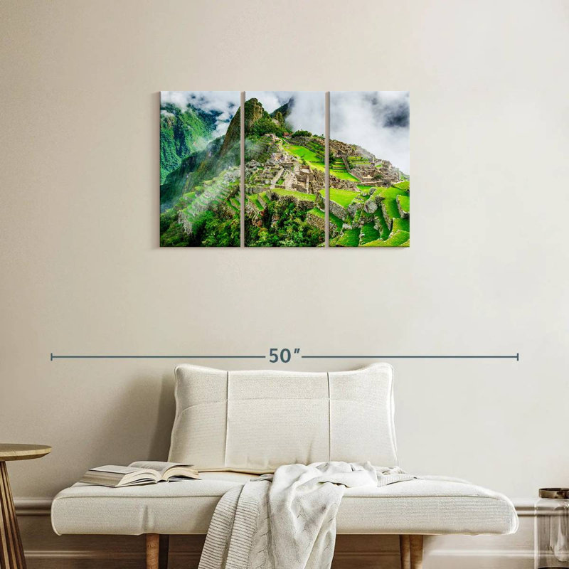Lilie Inca Ruins Machu Picchu, 20" H x 33" W