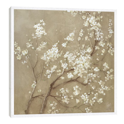 White Cherry Blossoms I by Danhui Nai - Print on Canvas
