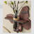 White, Coffee Rectangular Sandstone Wall art-117554068