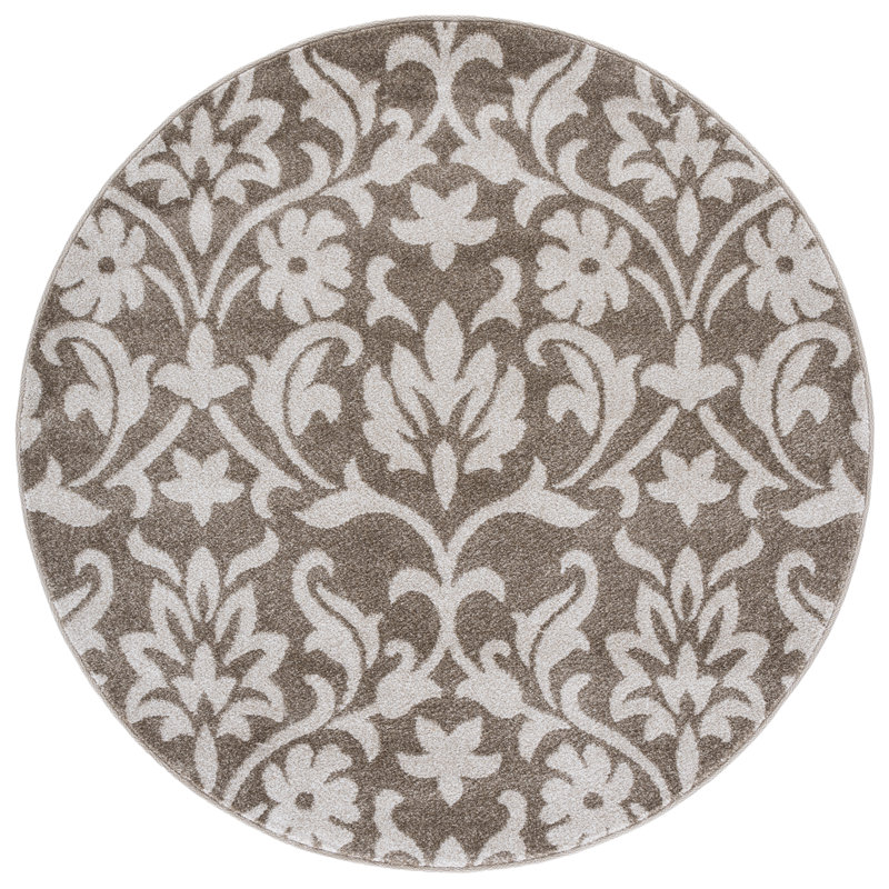 Bastille Performance Floral Rug, Round 5'