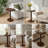 Round End Table 16"d×23"h
