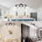 4-Light Modern Track Lighting Fixture with Flexibly Rotatable Light Heads, GU10 Bulbs Included