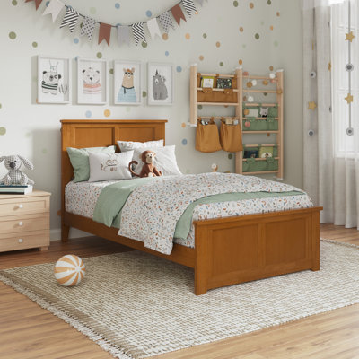 Marshallville Solid Wood Low Profile Platform Bed with Matching Footboard