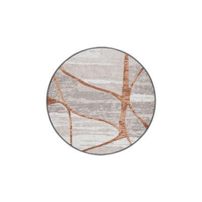 Machine Washable Gray Area Rug