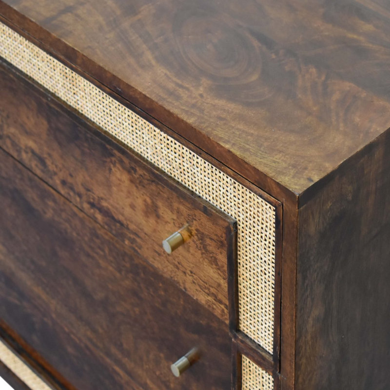 Muscadel Solid Wood 75cm W 3 - Drawer Chest of Drawers