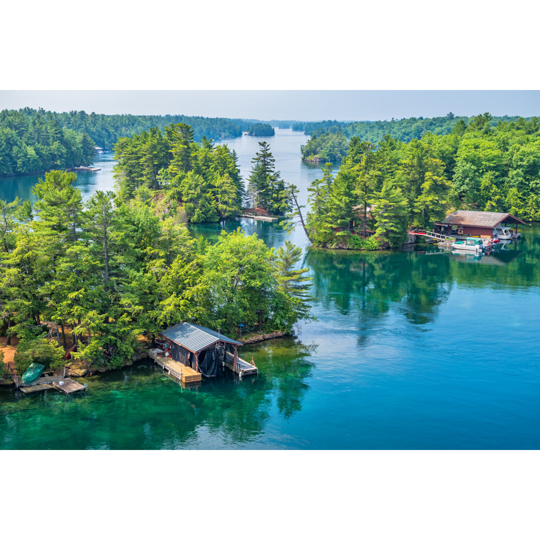 Thousand Islands National Park Kanada von Benedek - Druck auf Leinwand ohne Rahmen