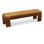 Banc en bois massif Kareem