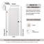 Porte standard préfinie à panneaux Avon-92914369-92914394