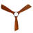 New Model 52 Inch Wood Ceiling Fans With Lights And Remote Control, Reversible DC Motor, Black Ceiling Fan For Living Room, Bedroom-1863769334