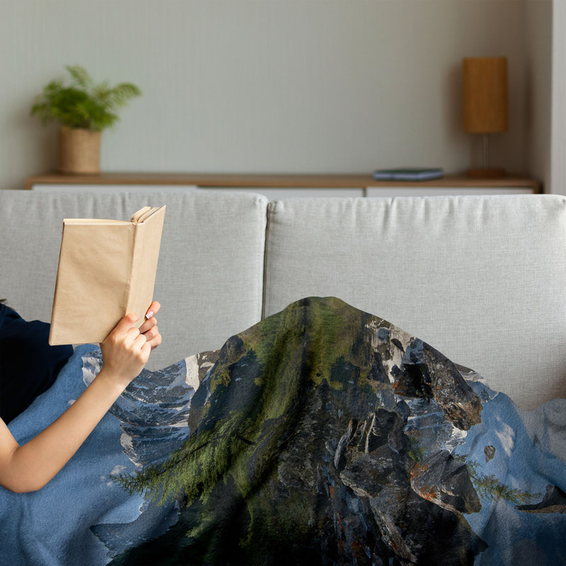 Hand Woven Throw Blanket, 50" x 70"
