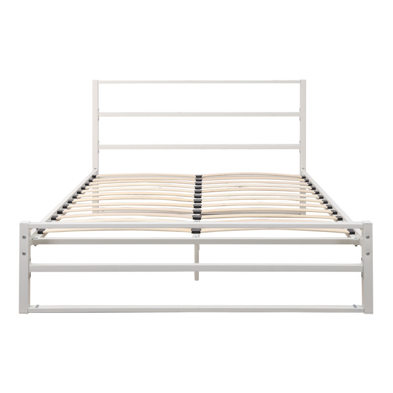 Clermont Bed, White, Kingsize (5'), No Mattress