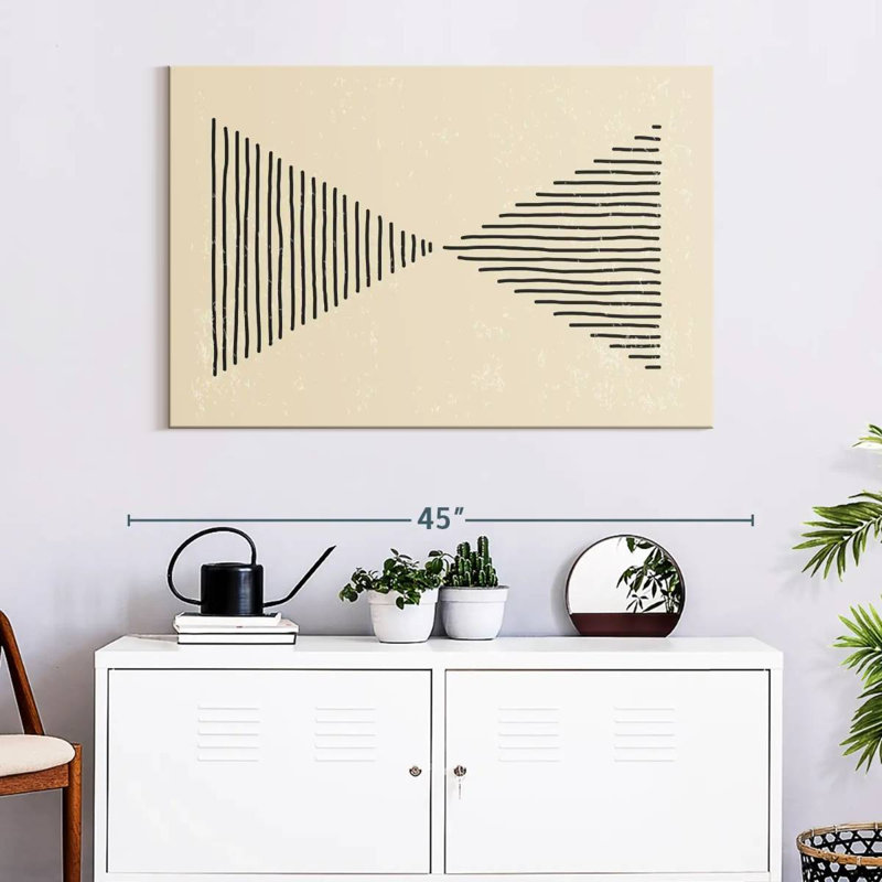 Avery Triangle Abstract, 26" H x 39" W