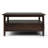 Warm Shaker 36"W Solid Wood Square Coffee Table with Two Drawers and Open Shelf-1134060255