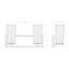 Meuble-lavabo 2 lumières Esma-100157164