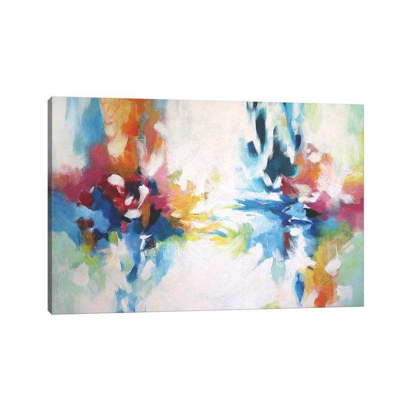 Abstract Garden VIII by Radiana Christova - Wrapped Canvas Painting, 152.5 cm H x 101.5 cm W