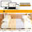 U - Shaped Sleeper , 3 In 1 Multifunctional, Couch Bed, Pull Out Function, Detachable , Ports, Orange Chenille Charging, Grey