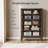  Fluted 5-Drawer Dresser with Solid Wood Legs-1006268031-1006268028