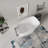 Fslefay 51'' Freestanding Bathtub Solid Surface Deep Soaking Tubs-125356164