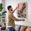 Mountain Bloom Japandi - Wrapped Canvas-681516102-681516096