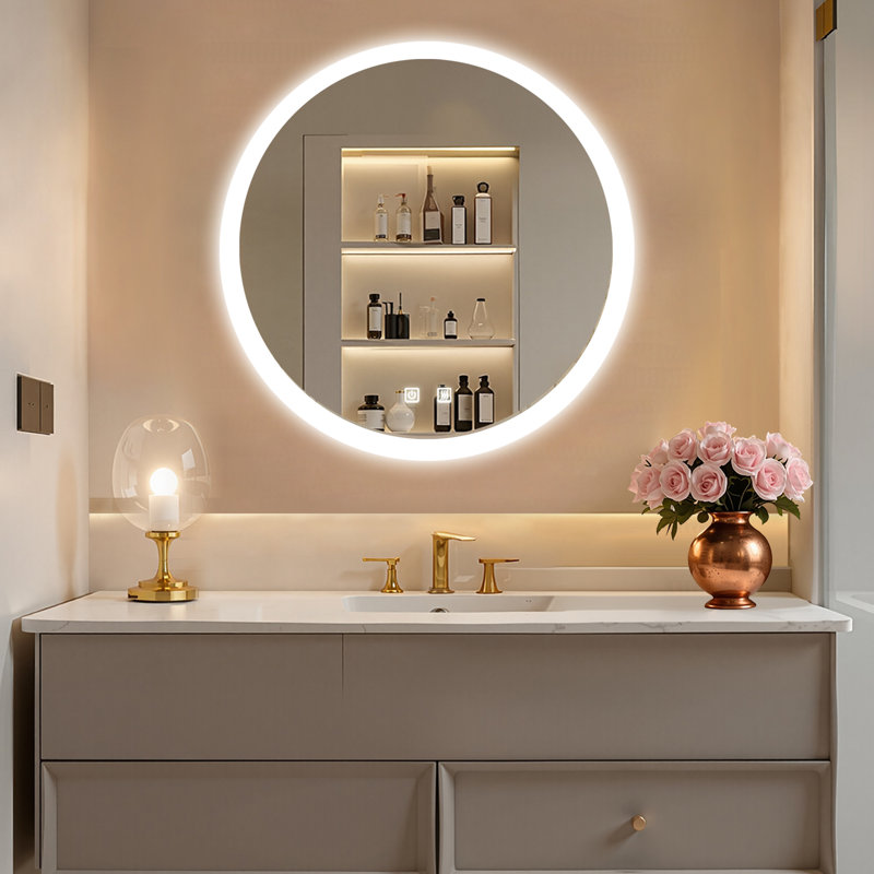 Miroir de salle de bain à DEL