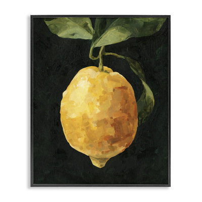 Art abstrait giclée au citron sur une vigne par Emma Caroline