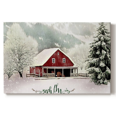 Christmas Holiday Art III- Gallery Wrapped Canvas-LXVII