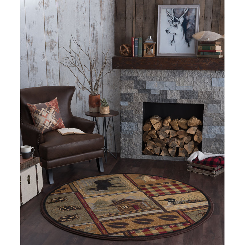 Alers Indoor Rug, Round 7'10"