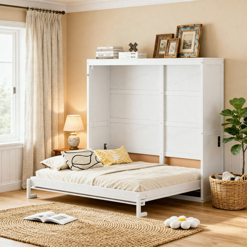 Lit escamotable Murphy, Blanc