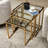 Ensemble de 3 tables gigognes Savannah Breeze - Or vif