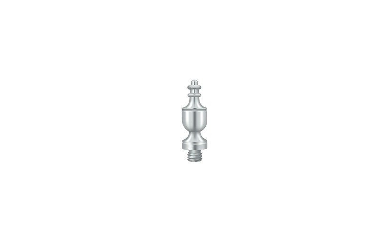 Deltana DSUT10B Urn Tip in Oil-rubbed Bronze, Bright Chrome