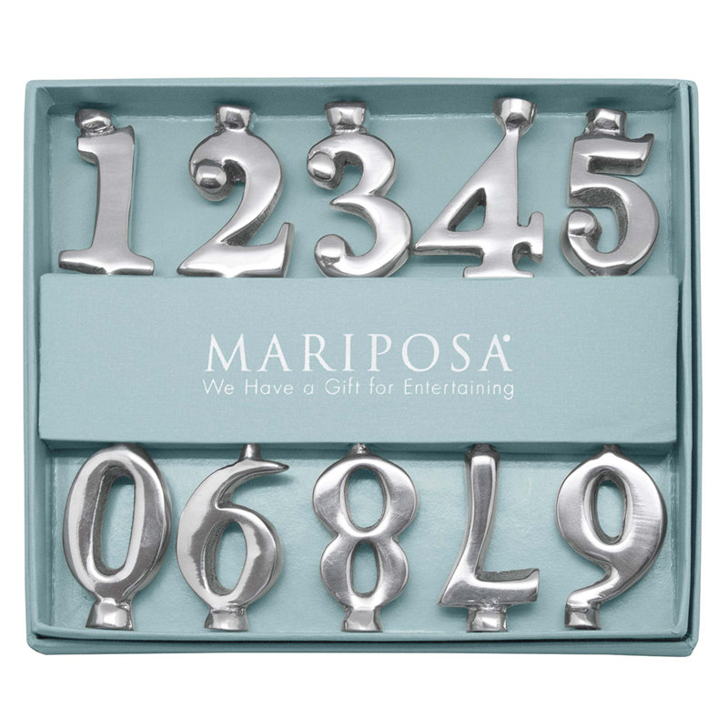 Ensemble de porte-bougie Mariposa Number