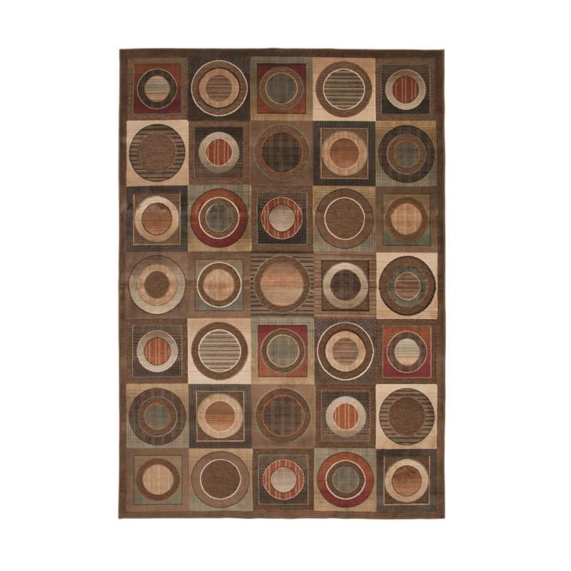 Tapis noir / ivoire Leyden 5X8